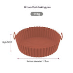Silicone Air Fryer Baking Tray – Food Grade & Reusable