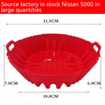 Silicone Air Fryer Baking Tray – Food Grade & Reusable