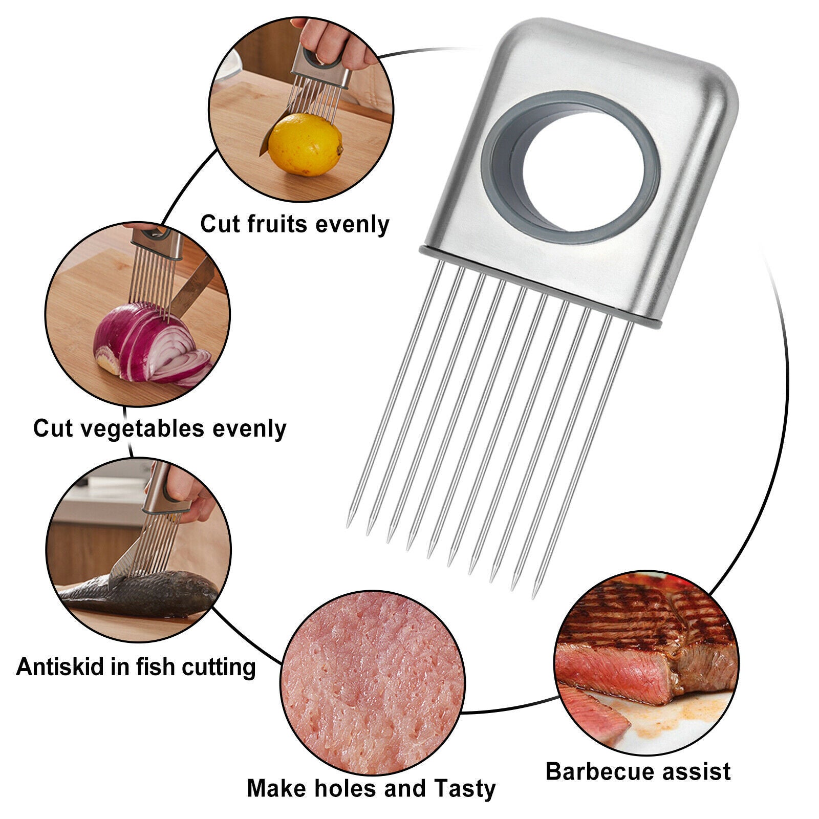 onion holder for slicing