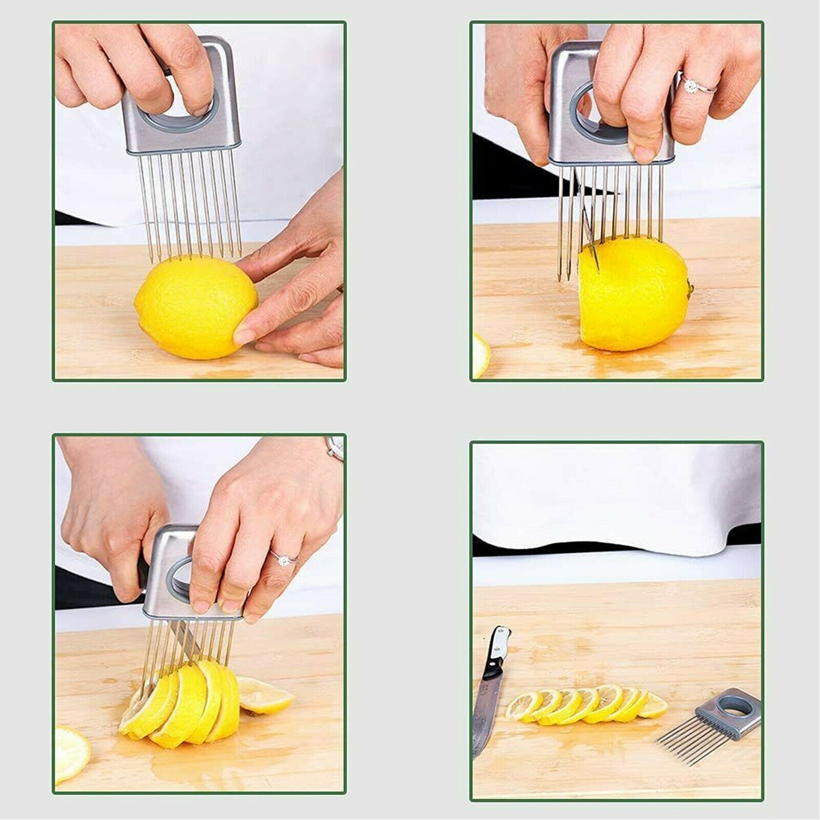 onion holder for slicing